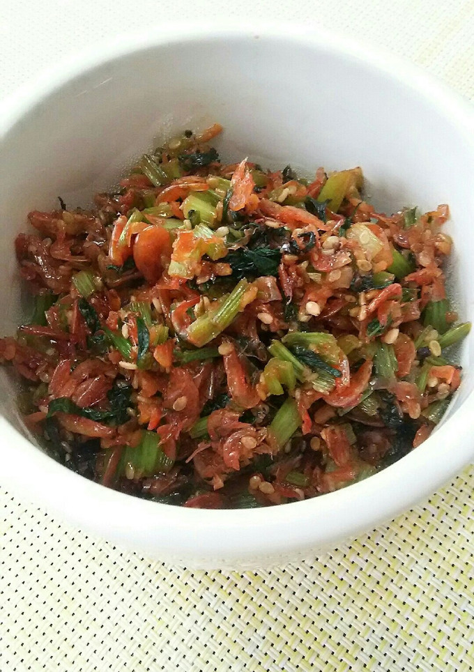 飯旨！かぶの葉と桜えびのピリ辛ふりかけ。-レシピのメイン写真