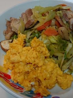 鶏ももと椎茸の野菜炒め-レシピのメイン写真