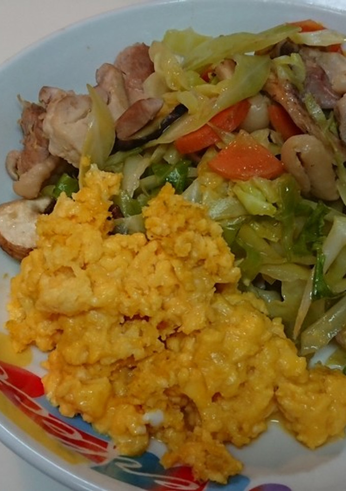 鶏ももと椎茸の野菜炒め-レシピのメイン写真