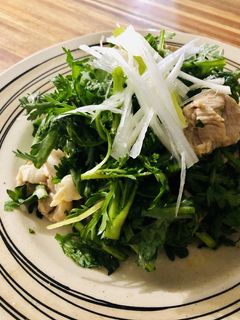 春菊と豚しゃぶのサラダ-レシピのメイン写真