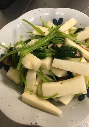 三つ葉と長芋のレモン醤油和え-レシピのメイン写真