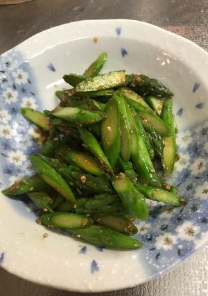 グリーンアスパラのごま和え-レシピのメイン写真