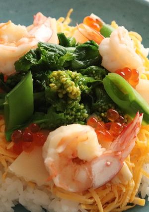【腸活】春野菜のちらし寿司-レシピのメイン写真