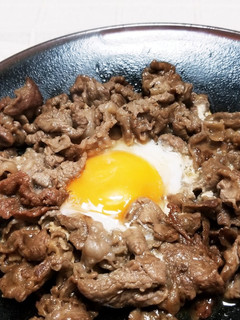 ☆お手軽♪甘辛・牛肉と卵皿☆-レシピのメイン写真