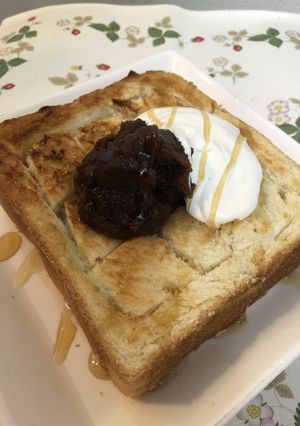 マリーム®ホイップde小倉トースト-レシピのメイン写真
