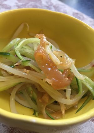 ドレで♪中華くらげともやしのナムル風-レシピのメイン写真