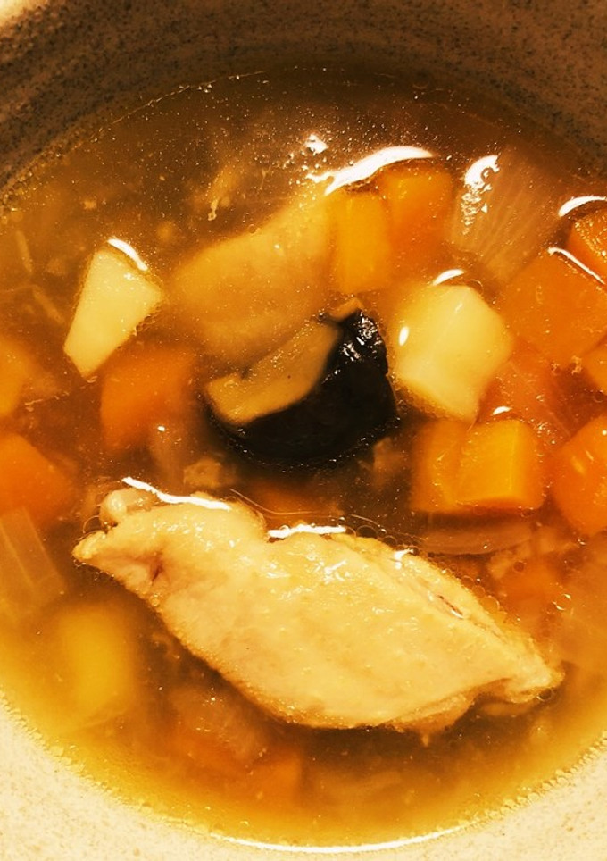 とり手羽先とありもので！参鶏湯風スープ♫-レシピのメイン写真