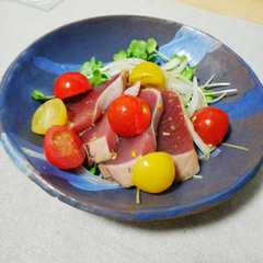 รูปของ かつおのたたきのカルパッチョ
