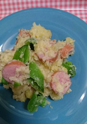 さつまいもとウィンナーのサラダ(^○^)-レシピのメイン写真