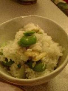 ぷりぷりっえびとそら豆ご飯-レシピのメイン写真