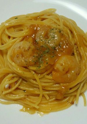 エビのビスクでお手軽パスタ-レシピのメイン写真