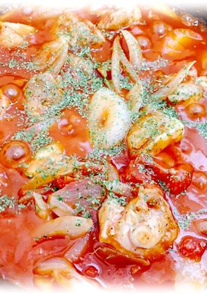 旨味がギュギュッと!チキンのトマト煮込み-レシピのメイン写真