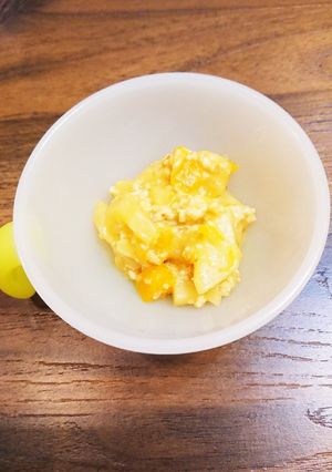 離乳食後期 かぼちゃのクリーム煮-レシピのメイン写真