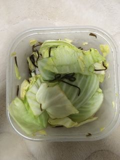 キャベツの塩昆布和え-レシピのメイン写真