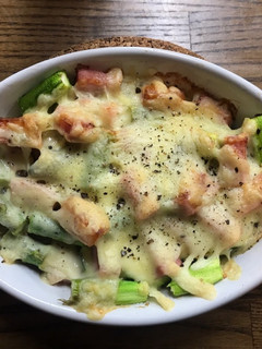 ズッキーニとアスパラガスのチーズ焼き-レシピのメイン写真