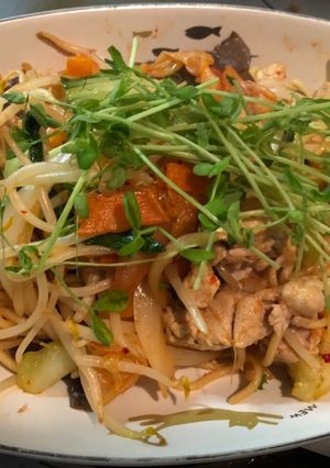 キムチの中華風焼きそば-レシピのメイン写真