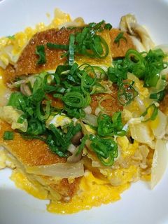 美味♪フィッシュカツの卵とじ(^o^)-レシピのメイン写真