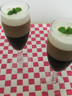 ちょっぴりオシャレな3層のコーヒーゼリー-レシピのメイン写真