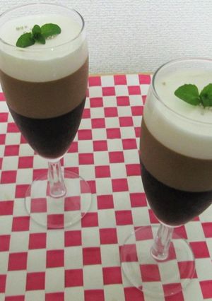 ちょっぴりオシャレな3層のコーヒーゼリー-レシピのメイン写真
