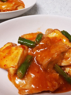 鶏むね肉と厚揚げのチリソース-レシピのメイン写真