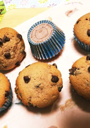 チョコチップマフィン-レシピのメイン写真