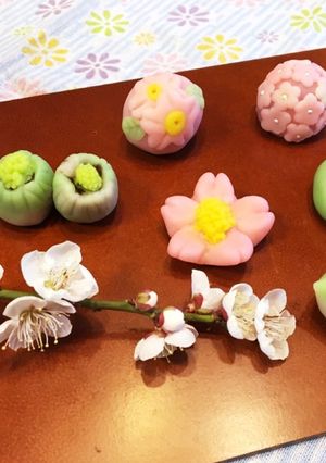 春の練り切り-レシピのメイン写真