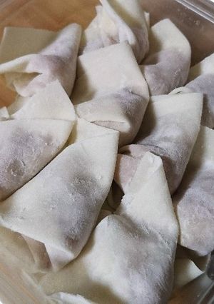 ねじらない！カンタンなワンタンの包み方♪-レシピのメイン写真