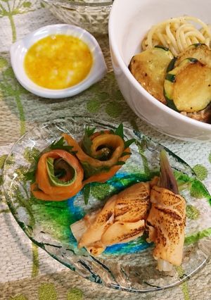 サーモン大葉巻きとみょうが炙り巻き-レシピのメイン写真