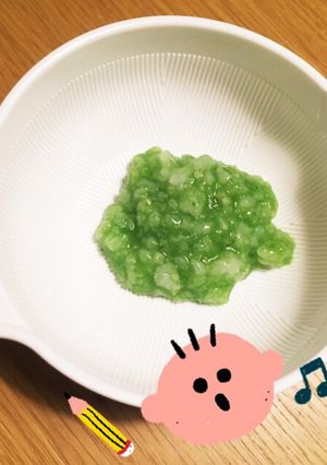 離乳食初期 簡単冷凍ほうれん草-レシピのメイン写真