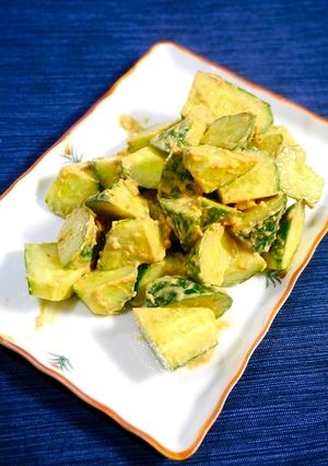 簡単！胡瓜の味噌クリームチーズ和え-レシピのメイン写真