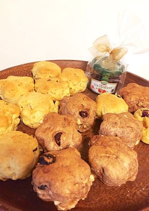 HMで♡グラノーラ入りスコーン風クッキー-レシピのメイン写真