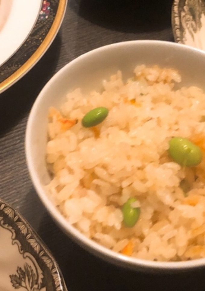 桜えびと枝豆の炊き込みご飯-レシピのメイン写真