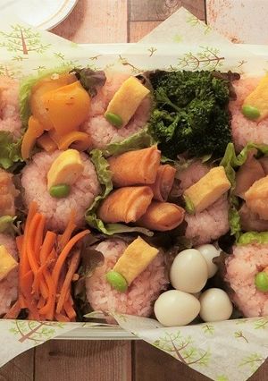 おにぎりカップの行楽弁当-レシピのメイン写真