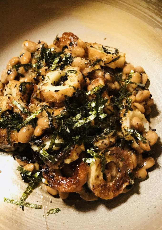 毎日の納豆●納豆とちくわ＆ひじきの前菜-レシピのメイン写真
