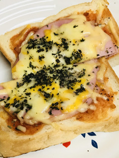 Wハムのチーズサンド☆ピザトースト-レシピのメイン写真