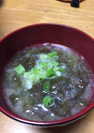 生のり味噌汁-レシピのメイン写真
