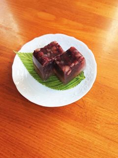 小豆の缶詰で作った簡単水羊羹です-レシピのメイン写真