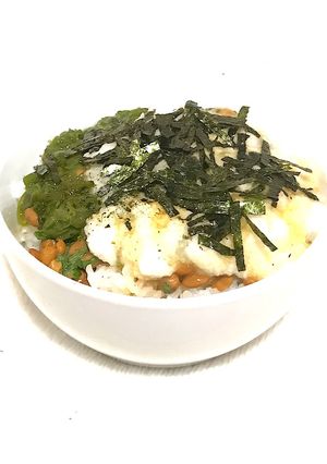 三種のネバとろ丼-レシピのメイン写真