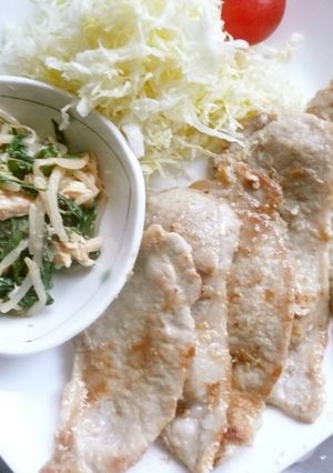 今夜はおうちで生姜焼き定食！-レシピのメイン写真