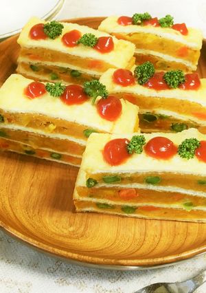 油揚の食事ベジタル♪ガトーインビジブル風-レシピのメイン写真