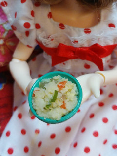 リカちゃんサイズ♡卯の花ꕤ*.゚-レシピのメイン写真
