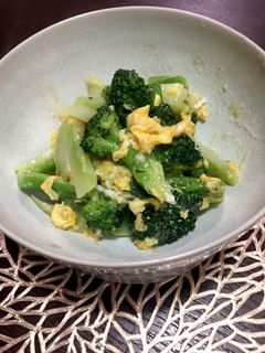 ブロッコリーの卵中華炒め-レシピのメイン写真