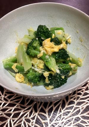 ブロッコリーの卵中華炒め-レシピのメイン写真