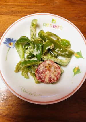 ピーマンのメープルレモン醤油ゴママヨ和え-レシピのメイン写真