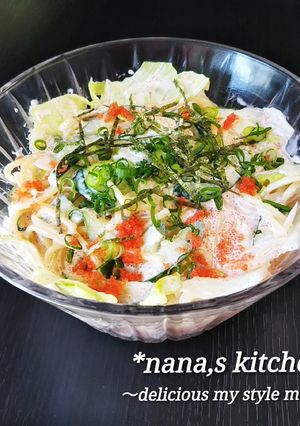 簡単旨し!明太子スパゲッティーサラダ♥️-レシピのメイン写真