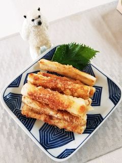 味つけ胡麻の竹輪揚げ-レシピのメイン写真