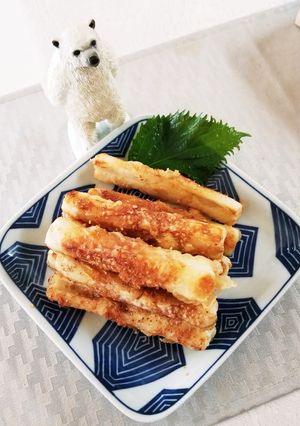 味つけ胡麻の竹輪揚げ-レシピのメイン写真
