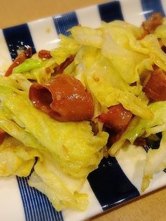 いかの缶詰めとキャベツの炒め物-レシピのメイン写真
