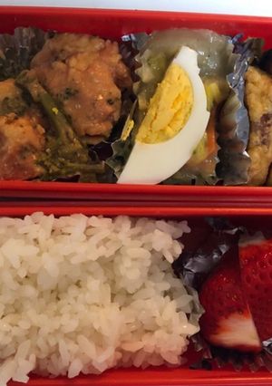 中学生女子お弁当3日目-レシピのメイン写真