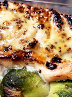 柔らか!鶏むね肉のハニーマスタード焼き-レシピのメイン写真